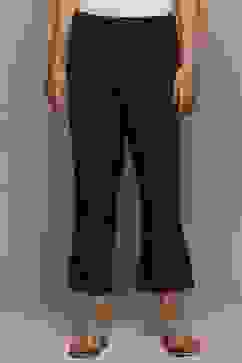 Navy Cotton Narrow Pants image number 5