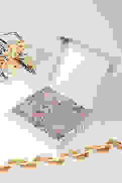 Purple Cotton Printed Embroidered Unstitched Suit Set image number 0