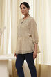 Beige Straight Kurta image number 2