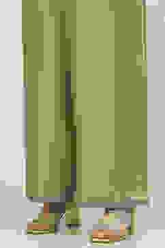 Green Crepe Printed Unstitched Suit Set image number 3