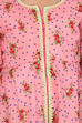 Pink And Green Cotton Anarkali Kurta Sharara Suit Set image number 1