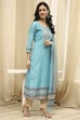 Pink Cotton Machine-Embroidered Unstitched Suit Set image number 5