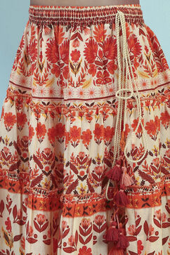 Multicolor Cotton Lehenga Set image number 2