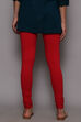 Black Cotton Blend Solid Churidar image number 7