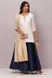 Peacock Flared Art Silk Skirts image number 4