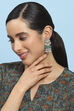 Green Brass Drop & Danglers image number 3
