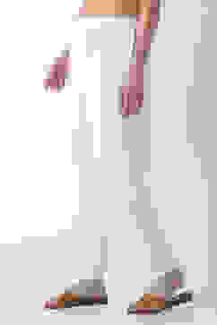 White Viscose Lycra Harem Pants image number 2