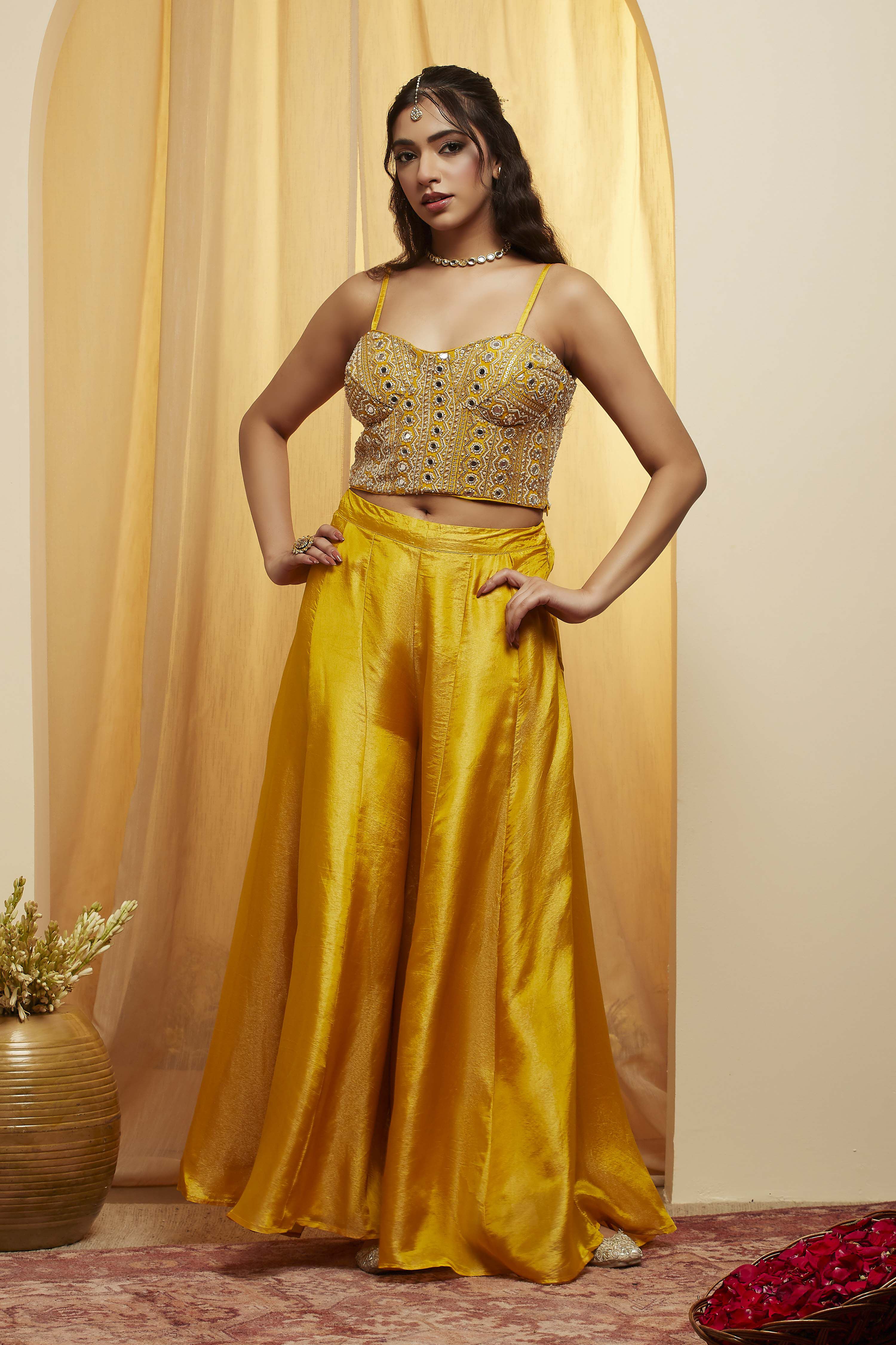 Pink Viscose Rayon Kalidar Fusion Set image number 7