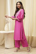 Pink Modal Blend Layered Suit Set image number 3