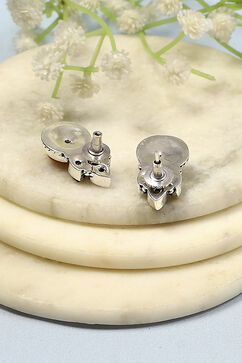 Peach Brass Studs image number 2