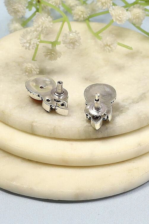 Peach Brass Studs image number 2
