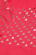 Fuschia Rayon Straight Kurta Pant Suit Set image number 1