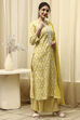 Coral Cotton Printed Embroidered Unstitched Suit Set image number 6
