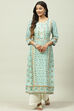 Pink Art Silk Straight Kurta image number 0