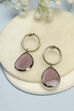 Purple Brass Danglers image number 0