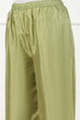 Mint Green Shantoon Straight Palazzo image number 1