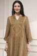 Blue Viscose Rayon Straight Printed Kurta image number 1