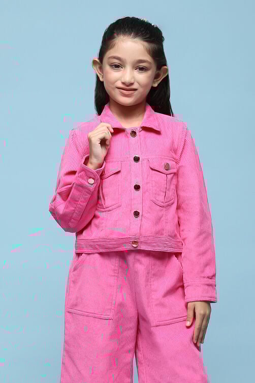 Pink Cotton Jacket image number 5
