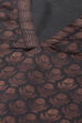 Charcoal Art Silk Straight Kurta Palazzo Suit Set image number 1