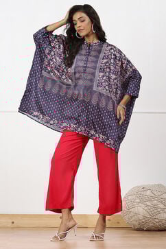 Fuschia Rayon Palazzo image number 0