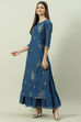 Tomato Red Poly Cotton Printed Kurta Dress image number 5