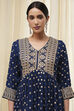Ivory Viscose Straight Suit Set image number 1