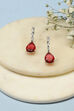 Red Brass earrings image number 0
