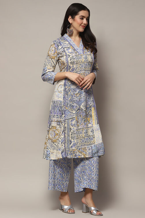 Fuschia Pink Viscose Straight Kurta Set image number 4