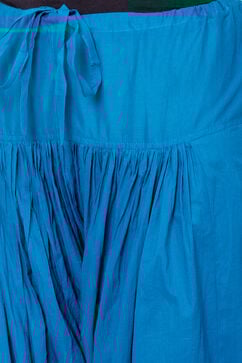 Blue Cotton Solid Salwar image number 1