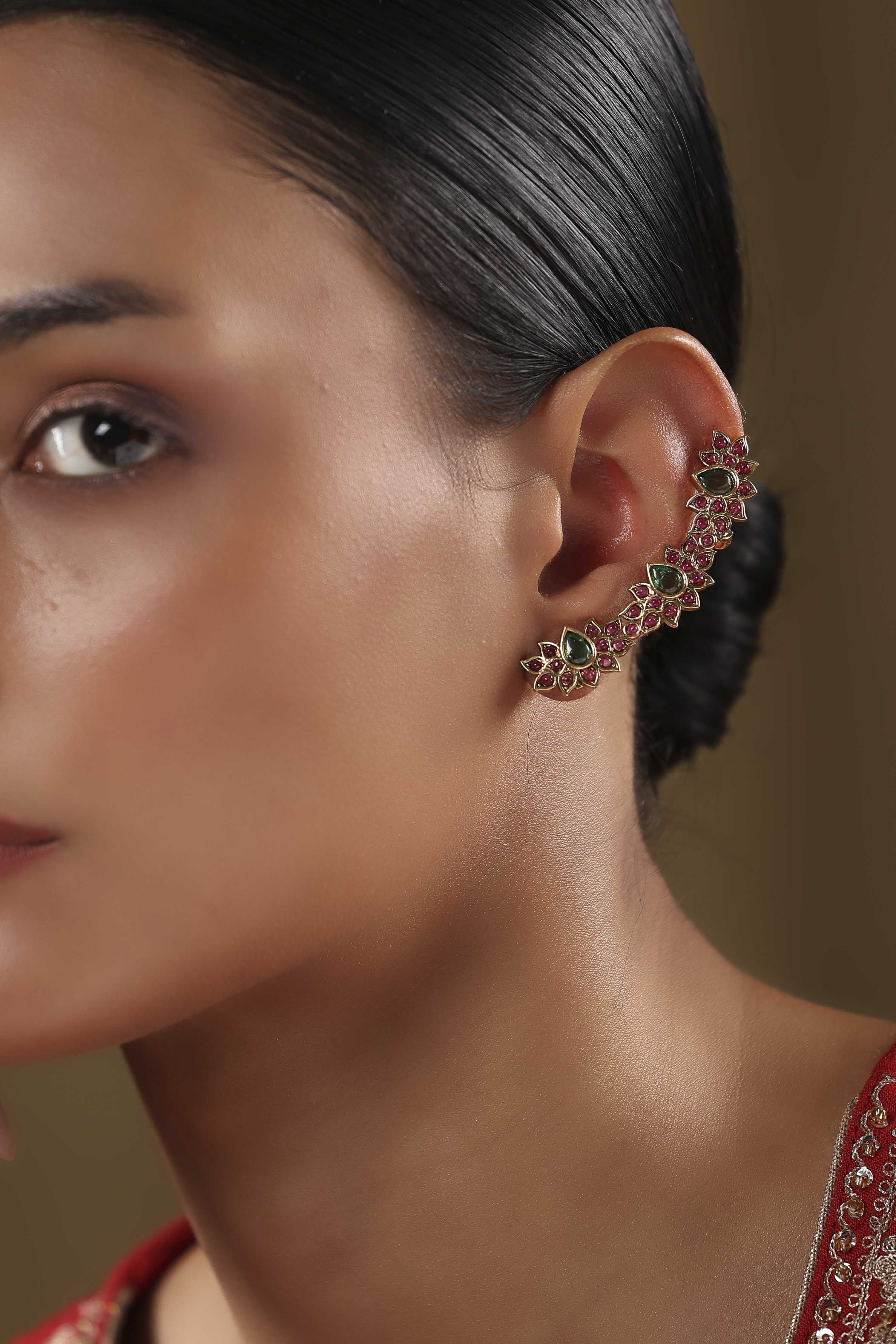 Multi Brass Earcuff image number 1