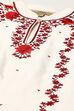 Indigo Cotton Blend Straight Kurta Suit Set image number 1
