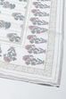 Off White Linen Digital Print Unstitched Suit Set image number 3