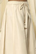 Off-White Embroidered Kalidar Suit Set image number 2