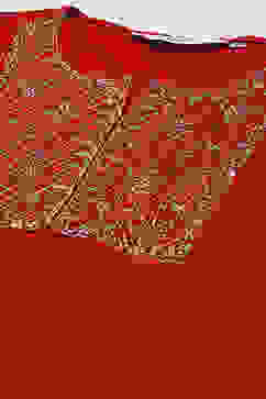 Red Rayon Straight Kurta Pant 2 Piece Set image number 1