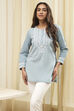 Blue Straight Kurta image number 6