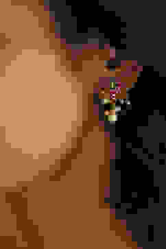 Pink Brass Studs image number 1