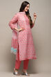 Blue Green Cotton Blend Unstitched Suit set image number 9