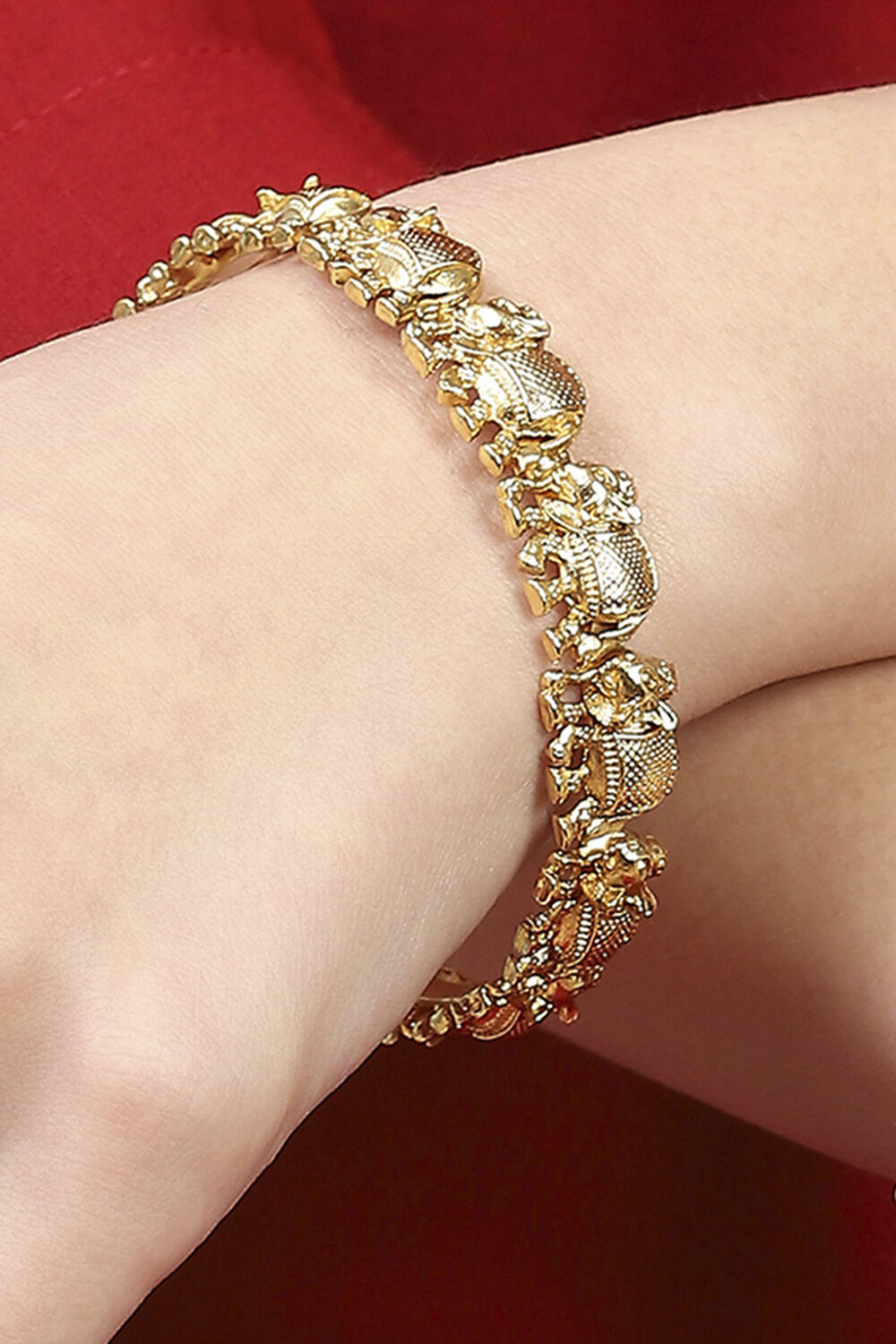 Gold Festive Kade Festive Bangle image number 2