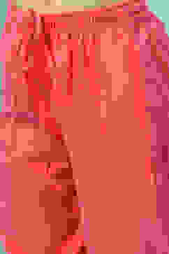 Lime Green & Pink Cotton Front Open Printed Kurta Palazzo Suit Set image number 2