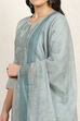 Pink Cotton Unstitched Suit Set image number 2