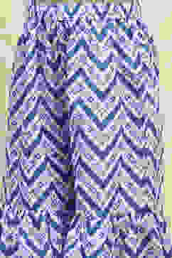 Navy Blue Cotton Angrakha Tiered Kurta Set image number 2