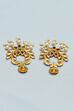 Gold & Pink Brass Earrings image number 2