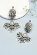 Silver Oxidised Earrings image number 0