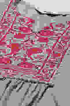 Jade Green Rayon A-Line Kurta Slim Pant Suit Set image number 1