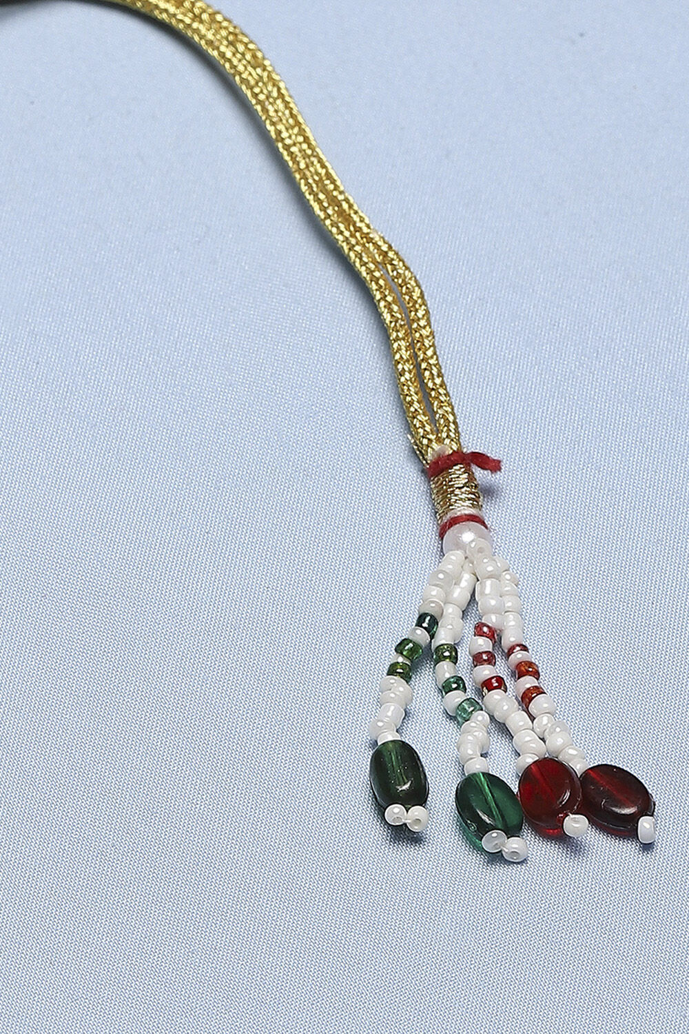 Red Brass Necklace Set image number 5