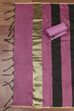 Onion Pink Cotton Unstitched Suit Set image number 3