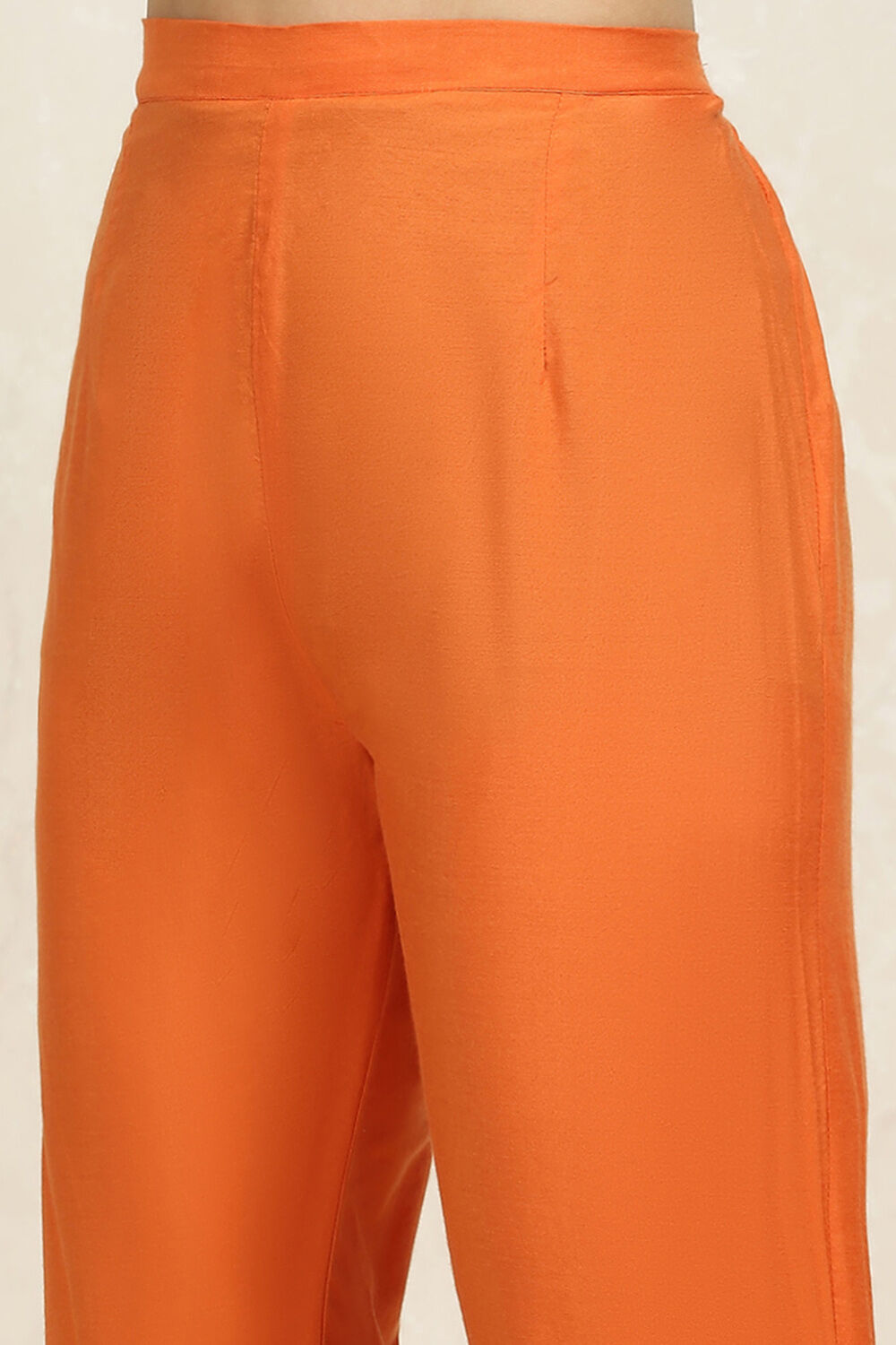 Light Green Cotton Handloom Unstitched Suit Set image number 3