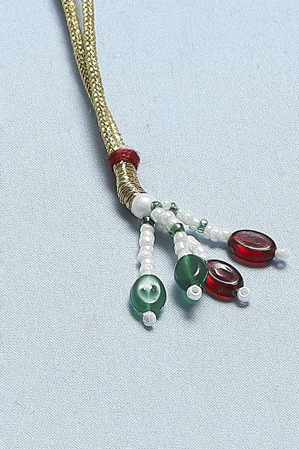 Red Green Alloy Necklace Set image number 5