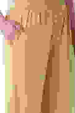 Beige Viscose Lycra Harem Pants image number 1