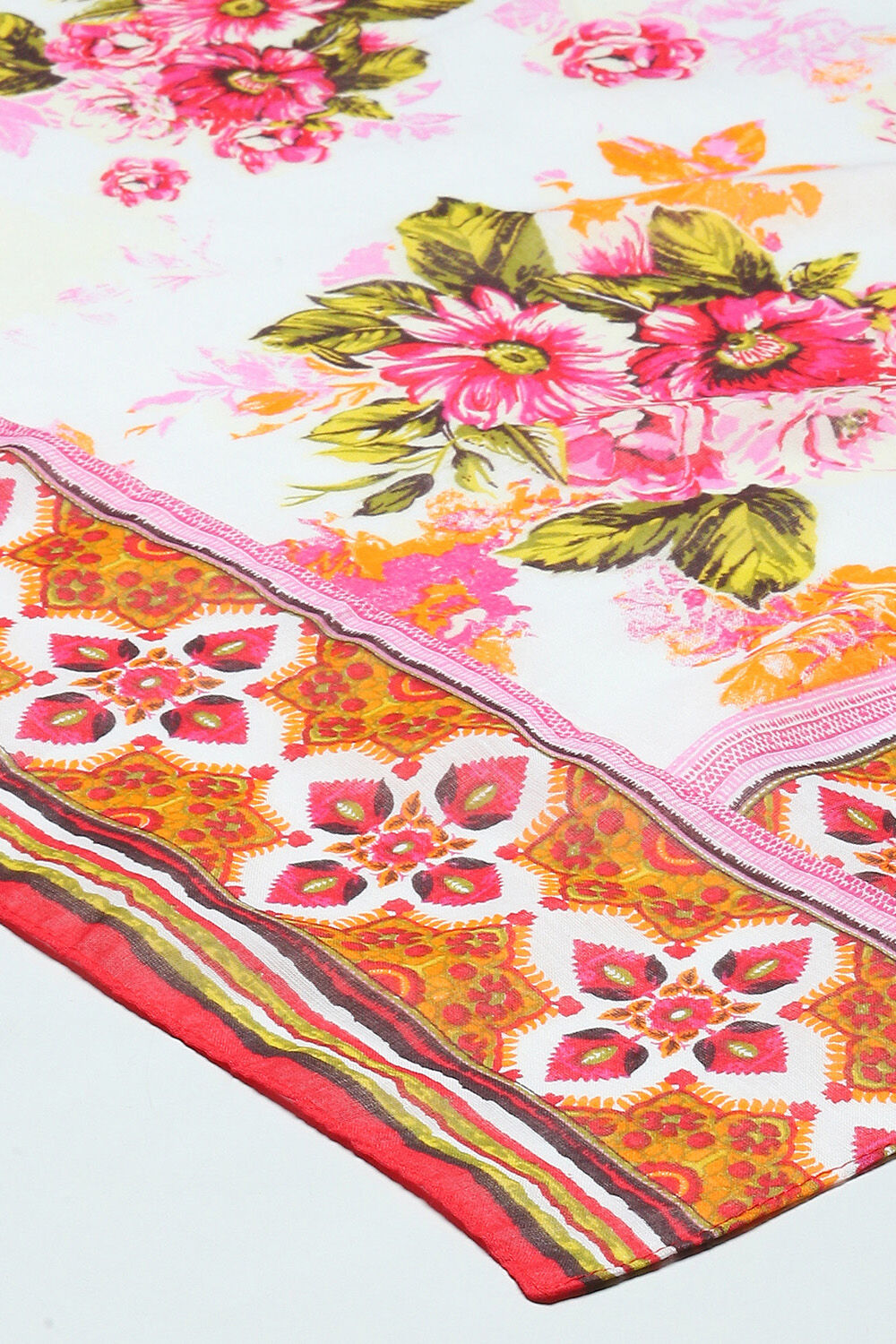 Pink Cotton Straight Kurta & Pants Suit Set image number 3